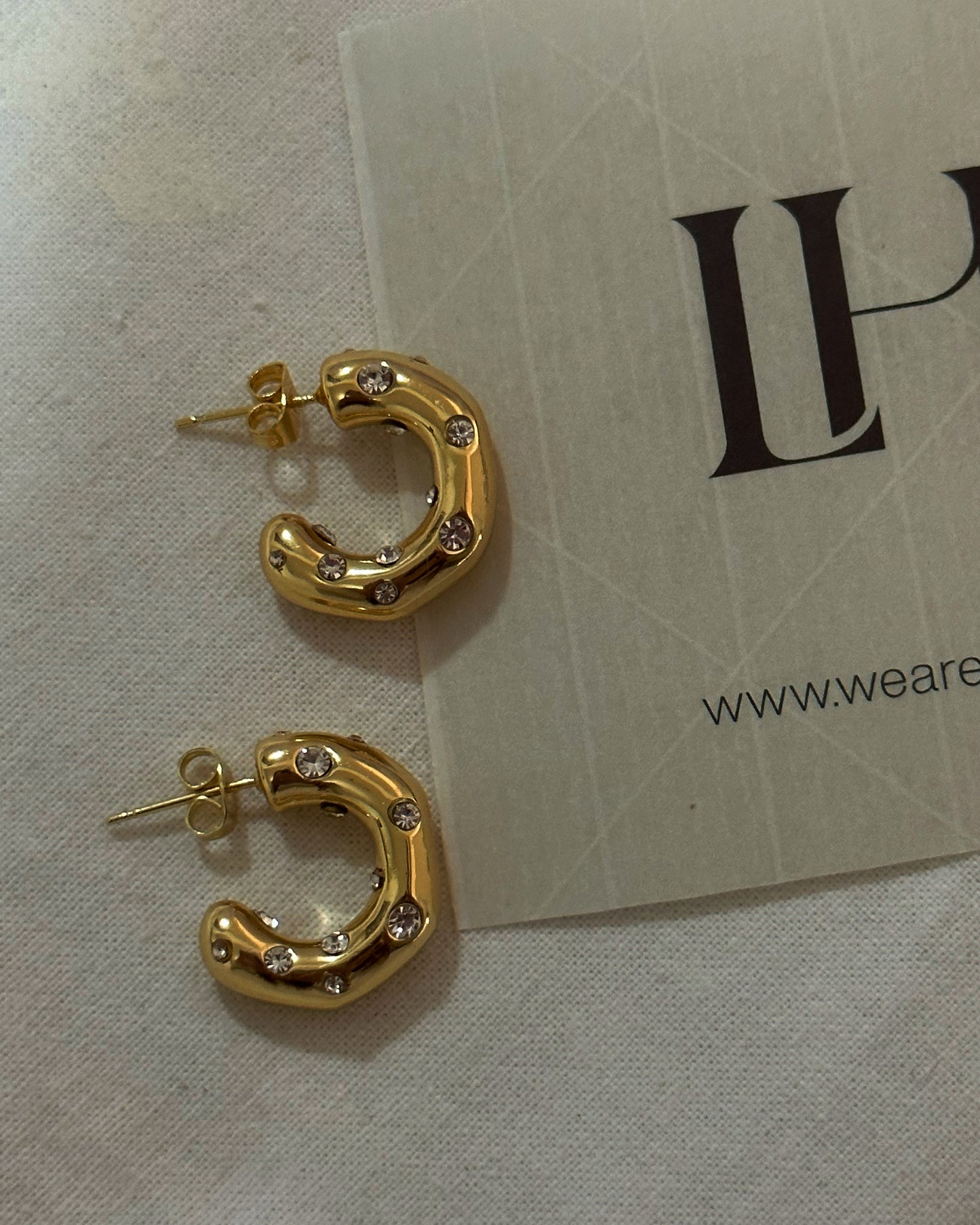 Lidya Shinny Chunky Hoops