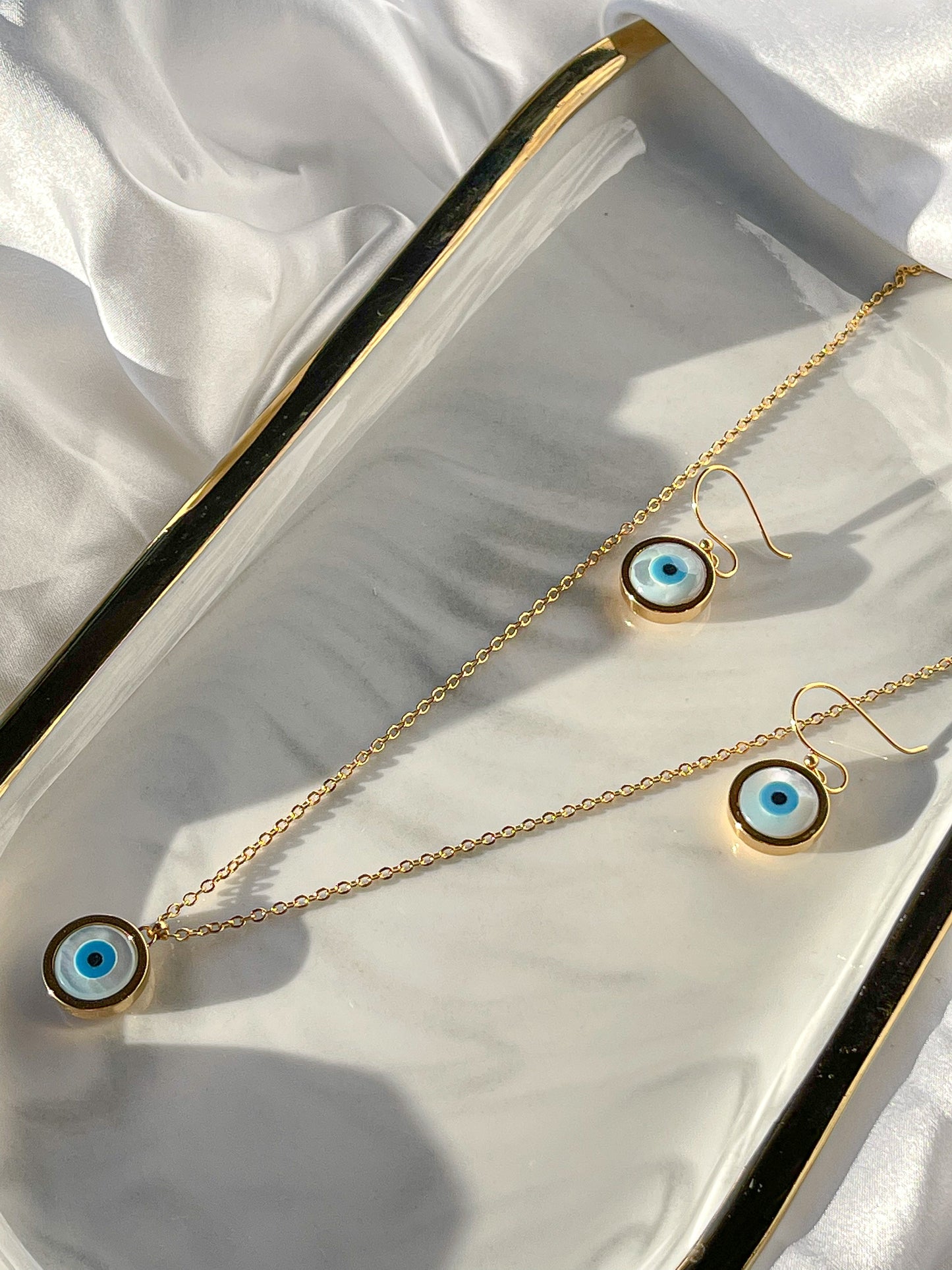 Latiffah Evil Eye Earrings - Pendants