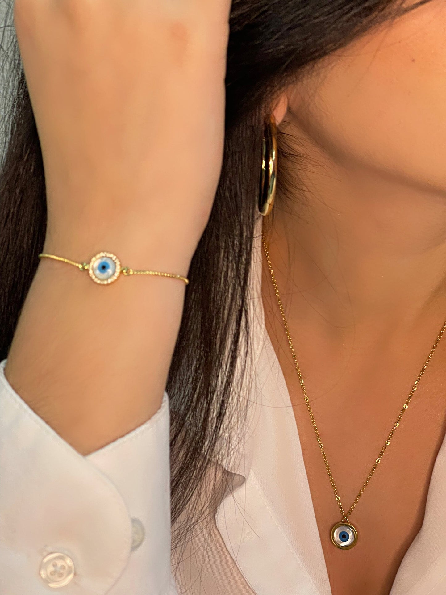 Latiffah Evil Eye Necklace