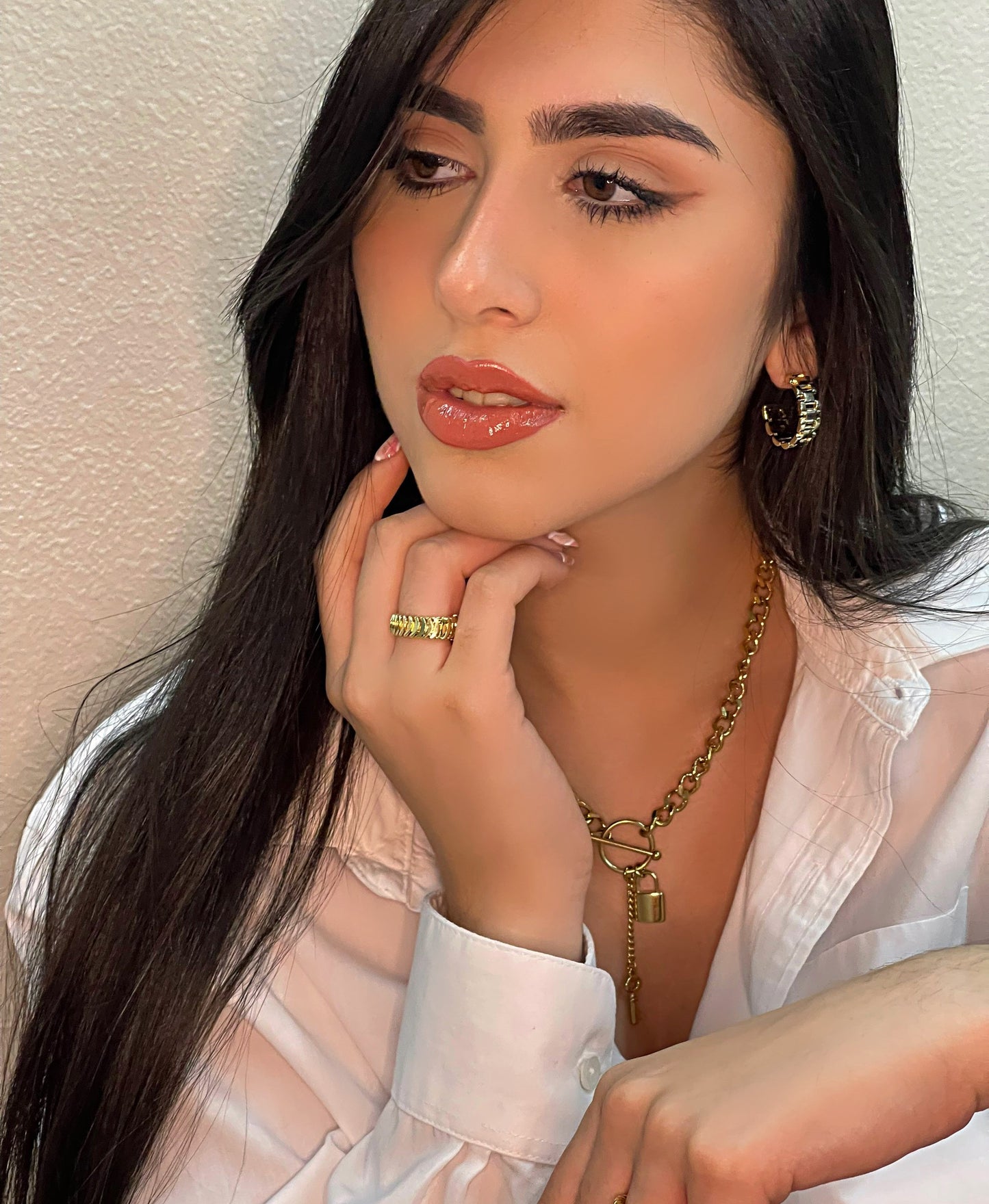 Lauren Cuban Chain Necklace