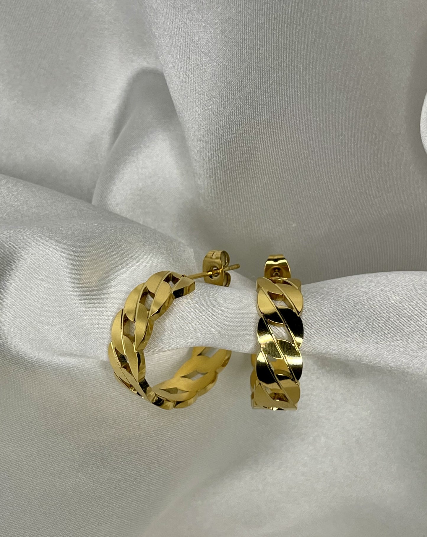 Louisse Braided Hoops