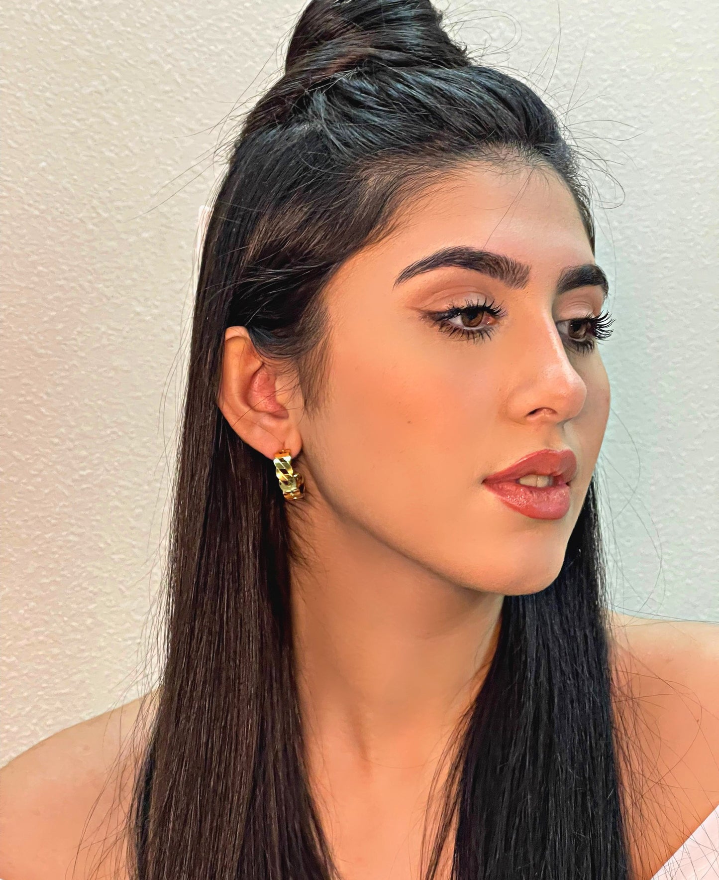 Louisse Braided Hoops