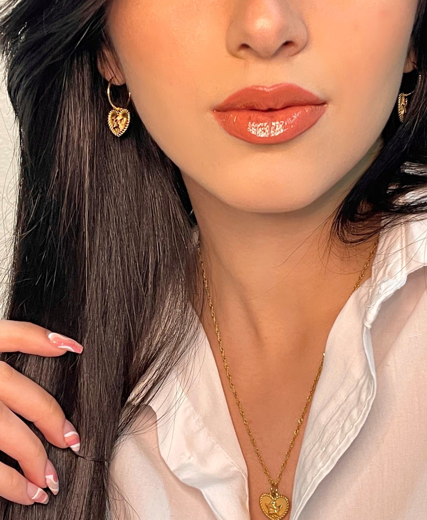 Lovely Lu Heart Earrings