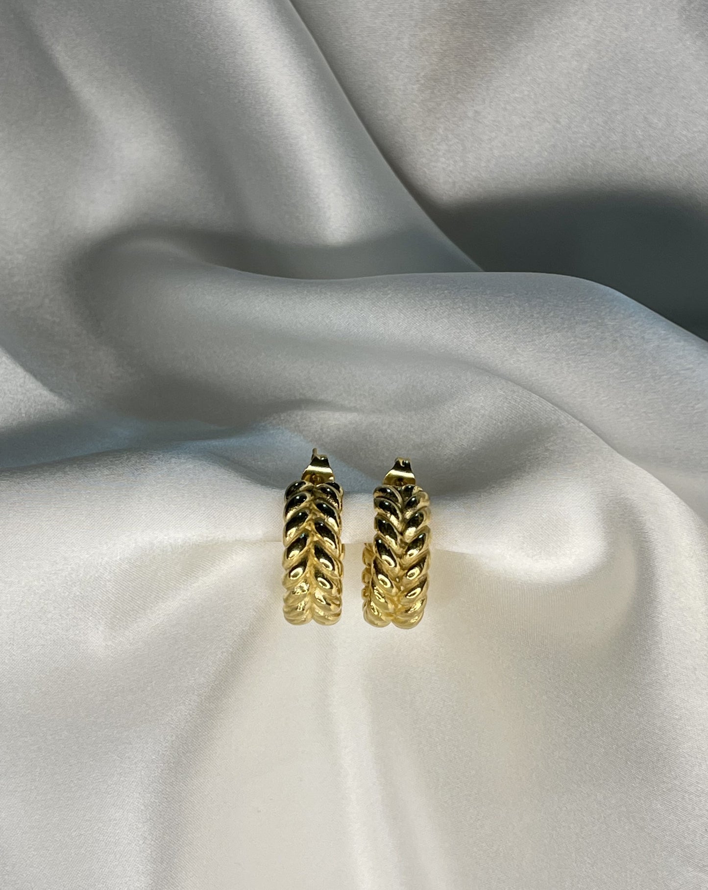 Lotus Braided Hoops