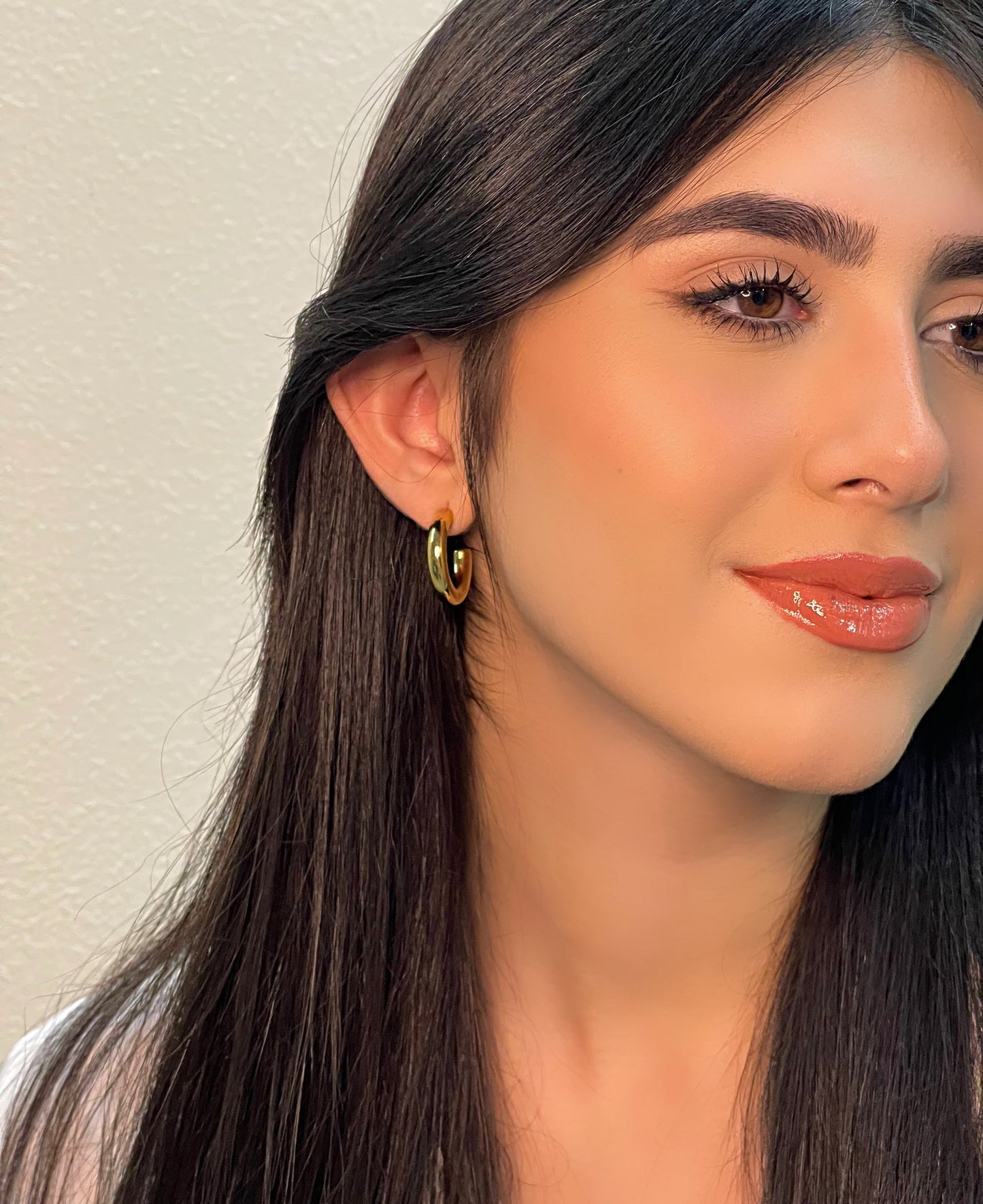 Mini Lana Hoops Earrings