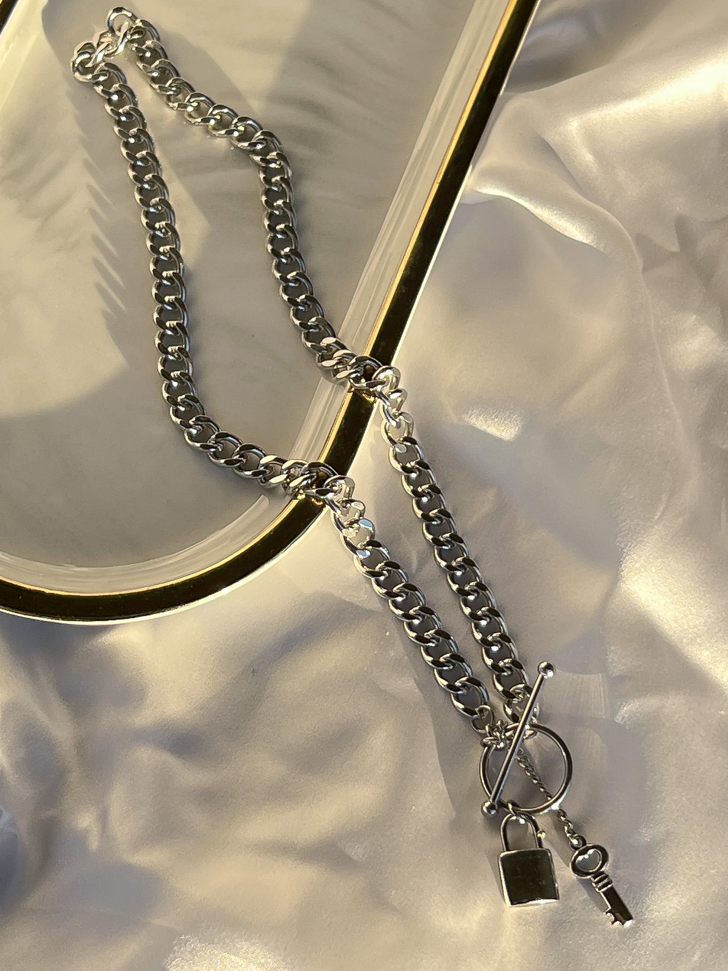 Lauren Cuban Chain Necklace