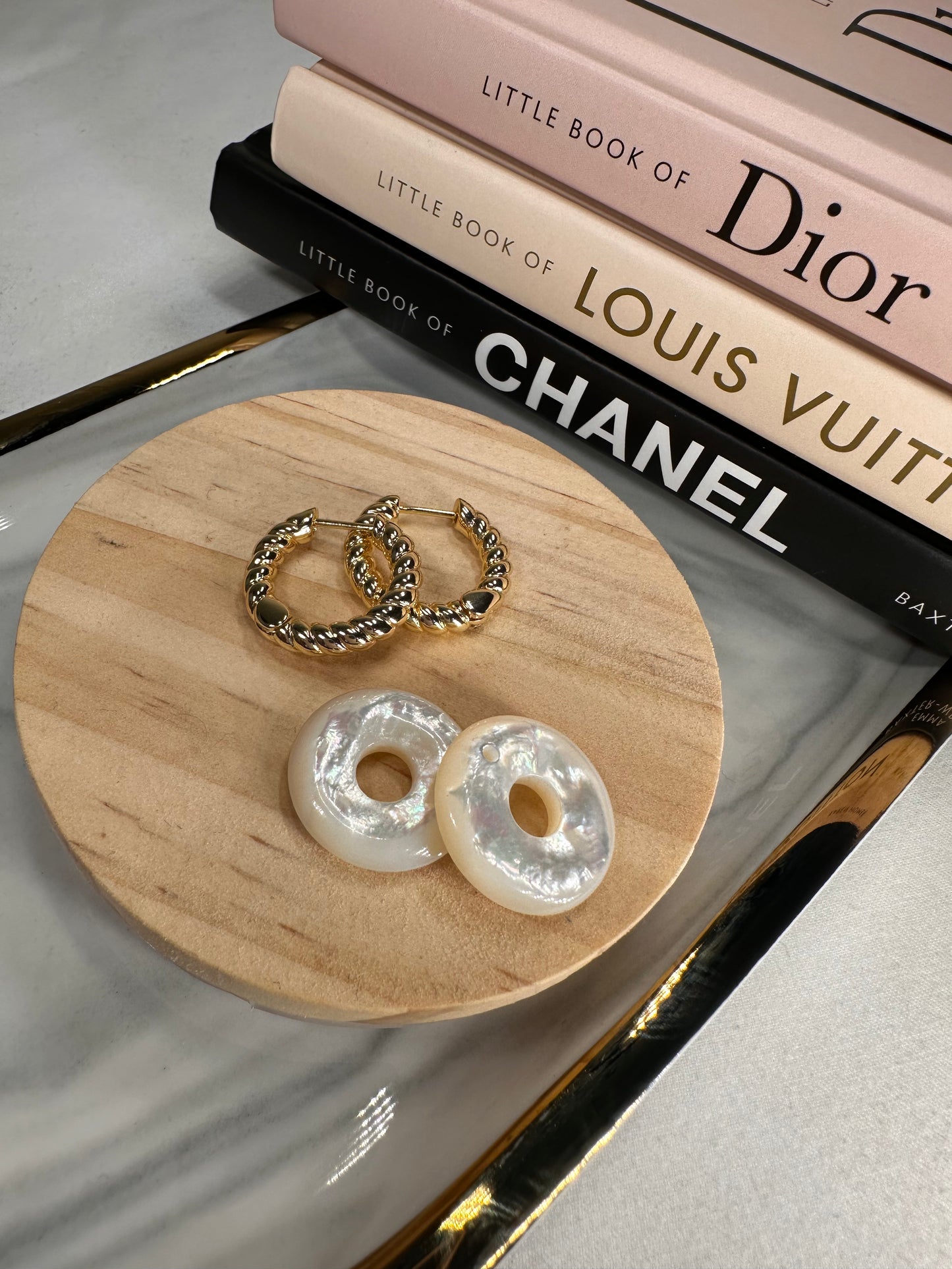 Lojain Pearl Hoops