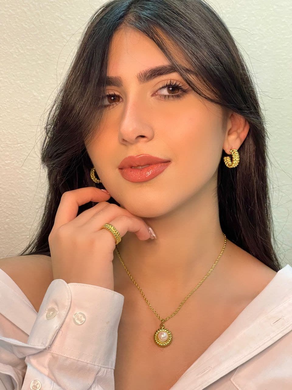 Lotus Braided Hoops