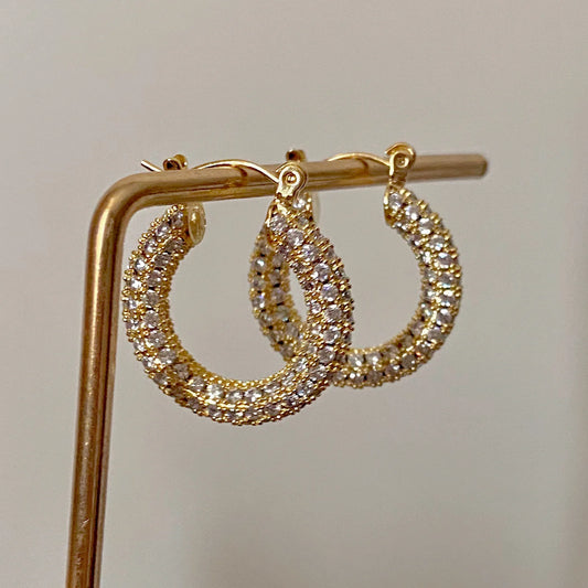 Loredana Shiny Hoops