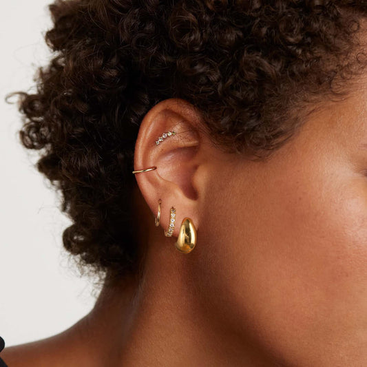 London (Tear Drop) Hoop Earring