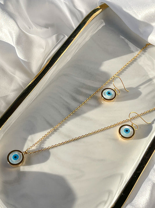 Latiffah Evil Eye Earrings - Pendants