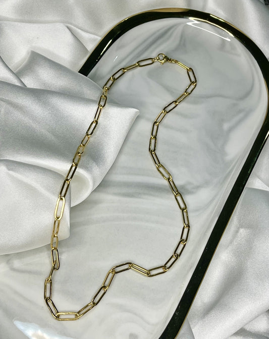 Linda Paperclip Chain Necklace