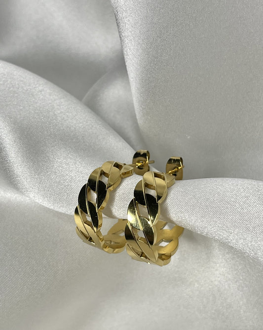 Louisse Braided Hoops